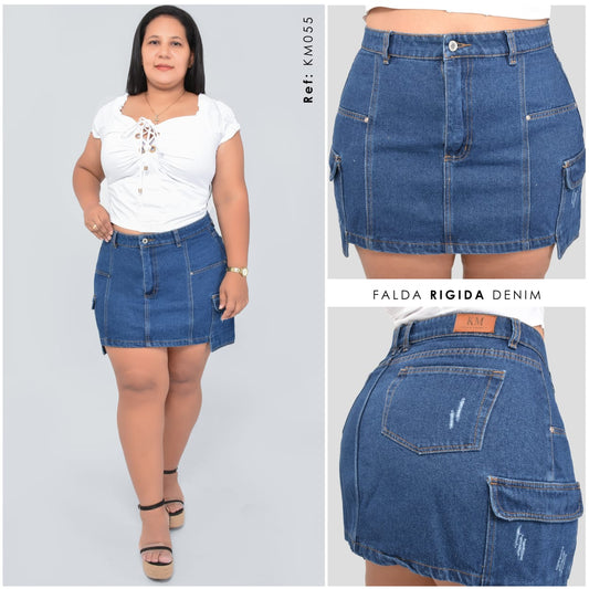 FALDA CARGO TALLA PLUS REF:KM055