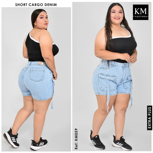 SHORTS CARGO TALLA PLUS REF:KM059