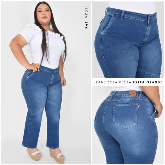 JEANS BOTA RECTA REF:VP011