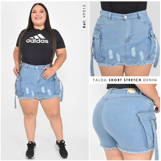 FALDA SHORTS TALLA PLUS REF:VP013